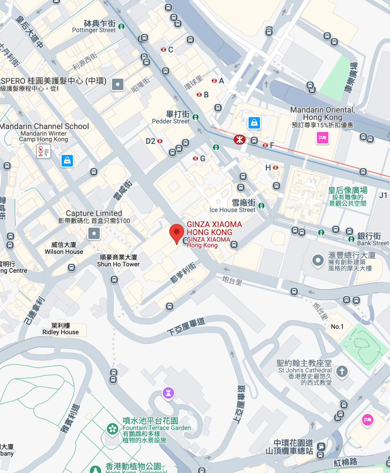 HONG KONG Map