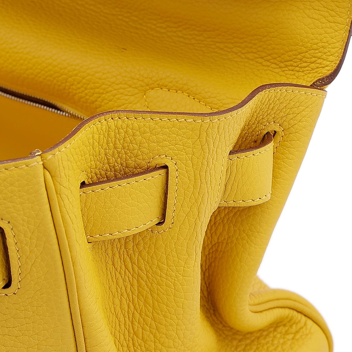 HERMÈS Shoulder Kelly 40 shoulder bag in Soleil Clemence leather with Palladium hardware - 18
