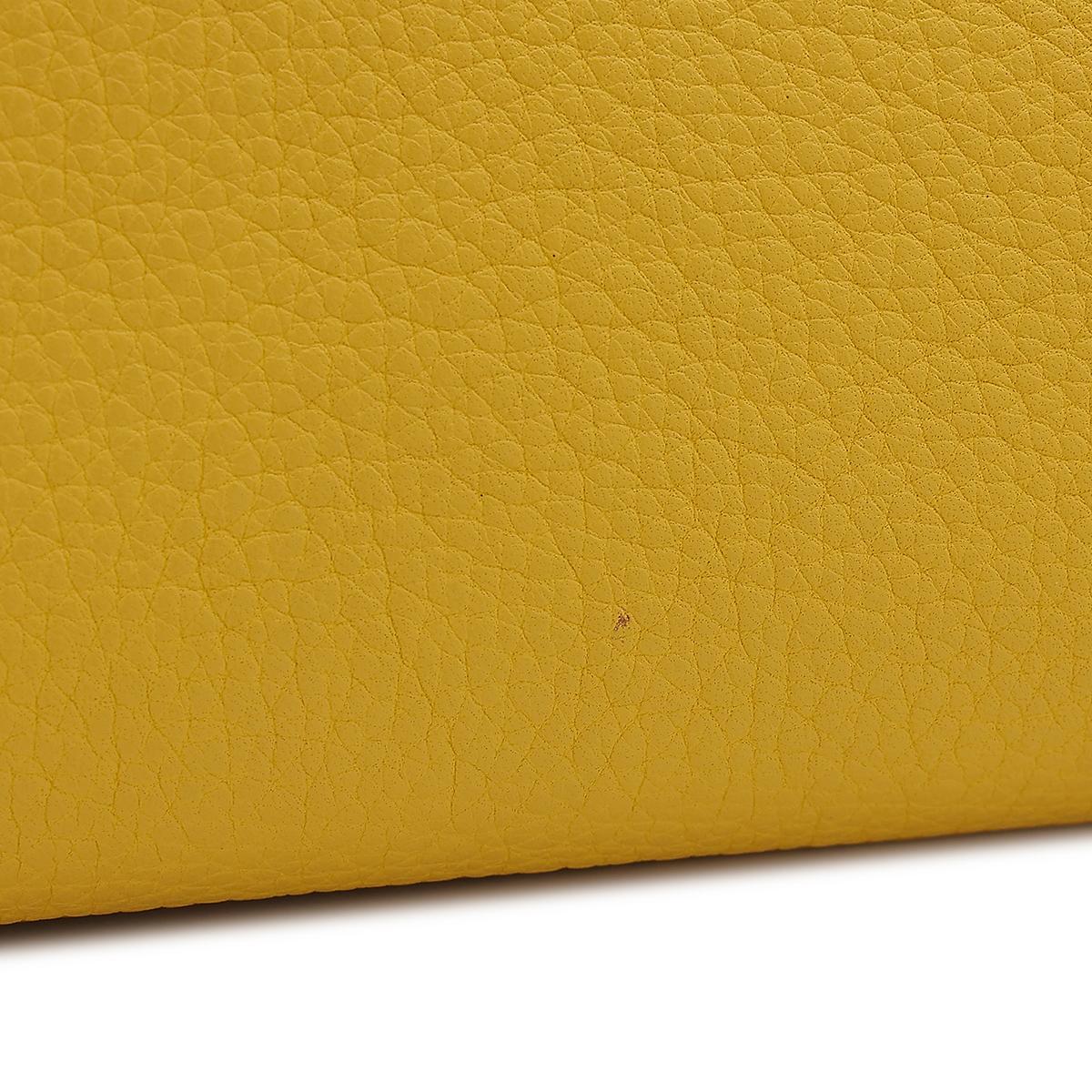 HERMÈS Shoulder Kelly 40 shoulder bag in Soleil Clemence leather with Palladium hardware - 15