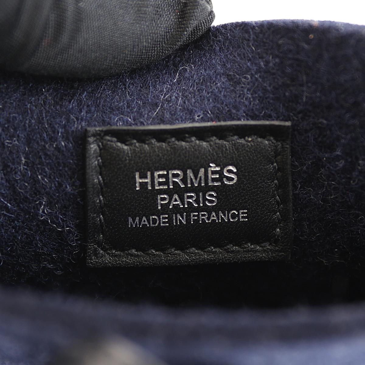 全新 HERMÈS 愛馬仕 Mini Evelyne 16 Amazone 112cm 89 黑色 Noir 2Z 午夜藍 Bleu Nuit Swift牛皮 Feutre 羊毛氈 銀扣 Y刻 2020年 - 9