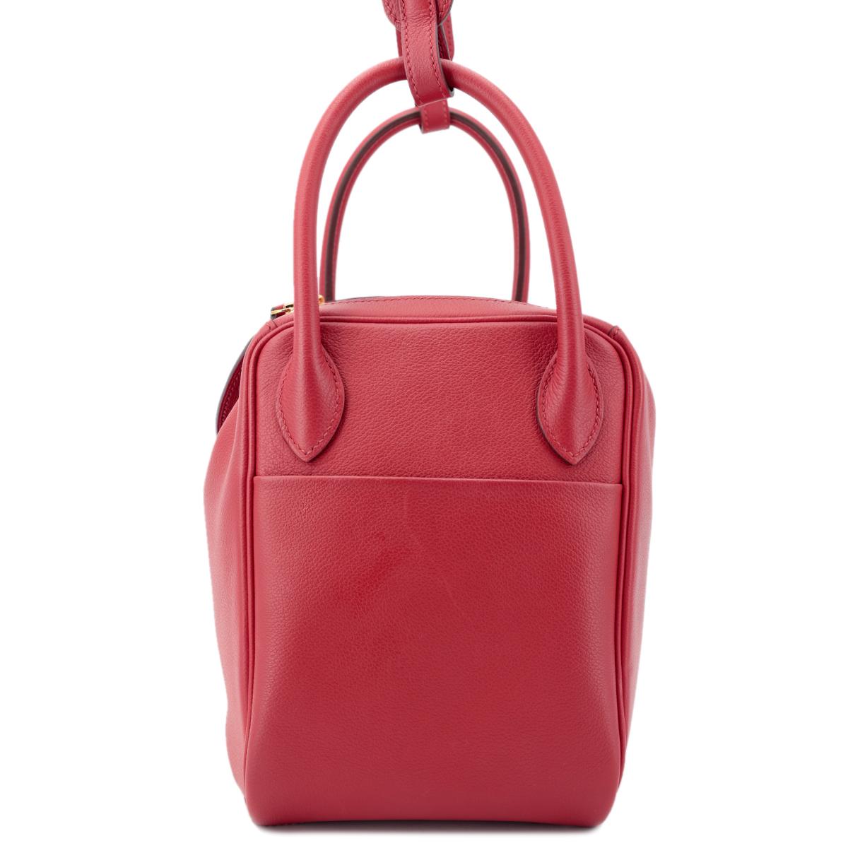 HERMÈS エルメス ショルダーバッグ リンディ 30 エヴァーカラー ルージュピマン ゴールド金具 D刻印 - 4