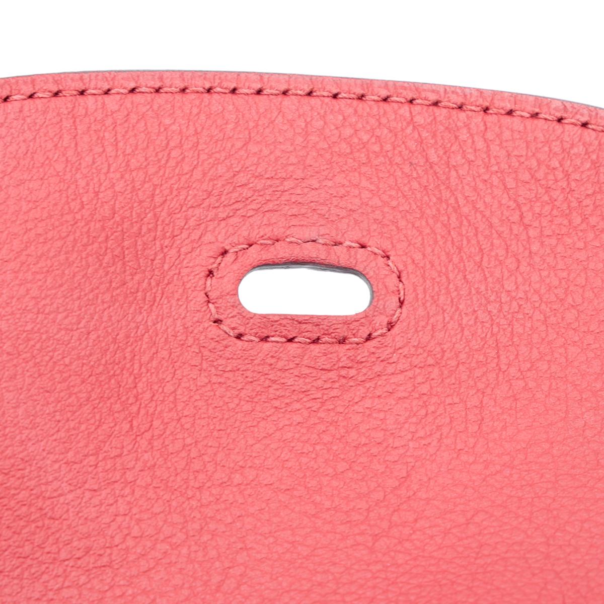 HERMÈS Lindy 30 shoulder bag in Rouge Piment Evercolor leather with Gold hardware - 25