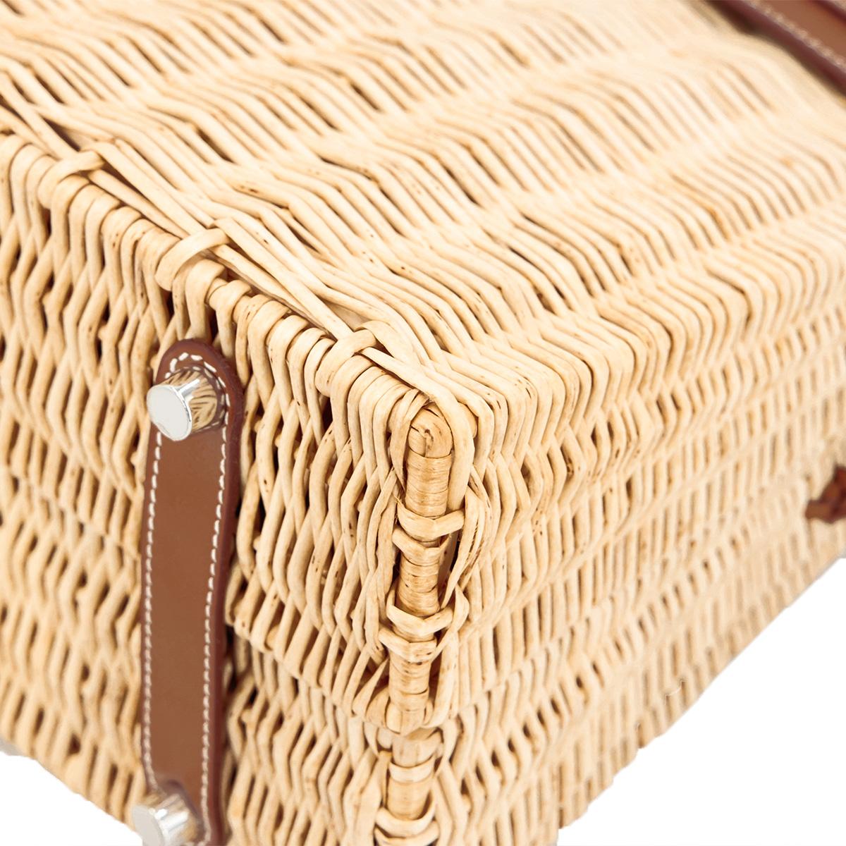 SA超美品 HERMÈS 爱马仕 限量收藏款 Kelly 35 Picnic 34 福宝 Fauve Barenia 马鞍皮 银扣 □O刻 2011年 - 13