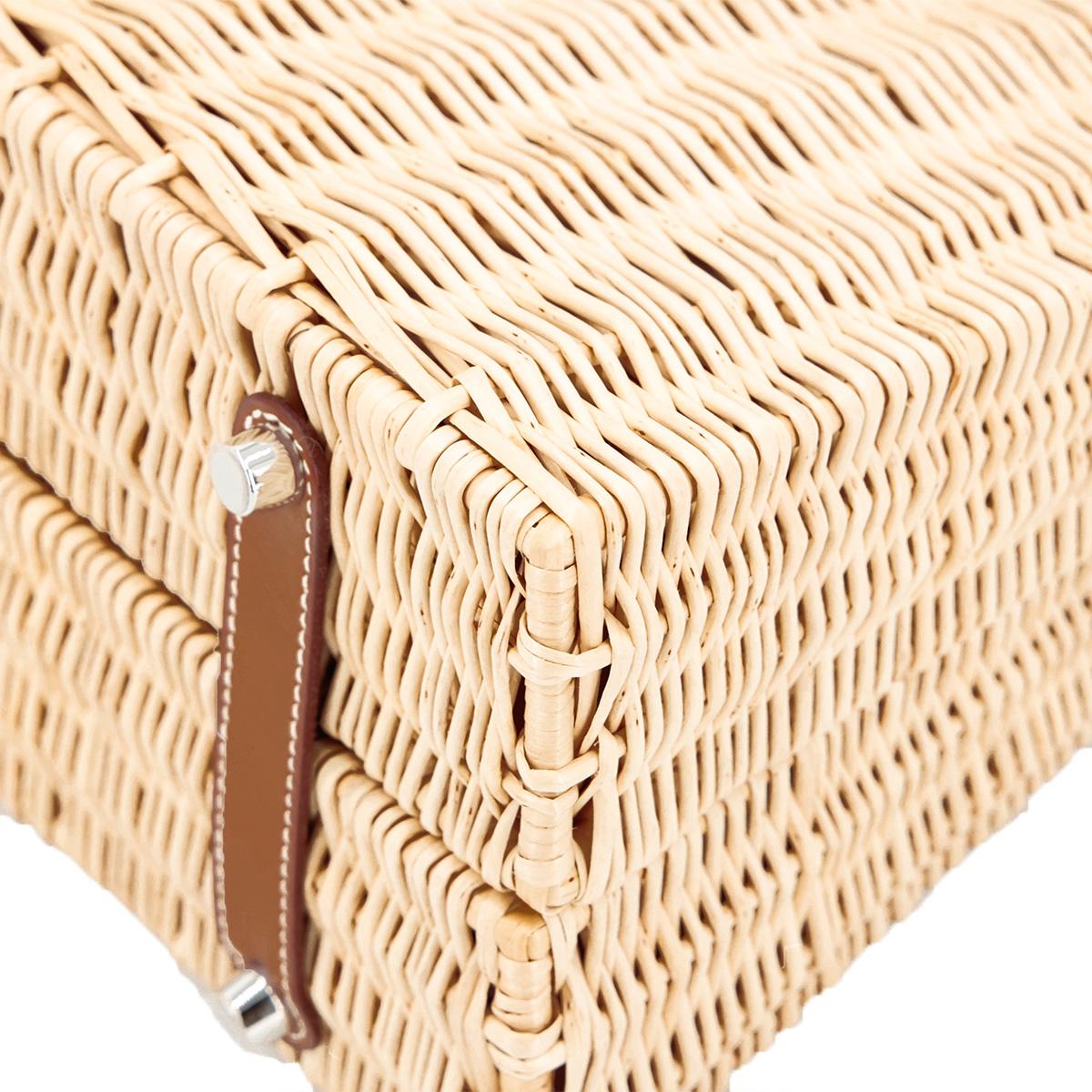 SA超美品 HERMÈS 爱马仕 限量收藏款 Kelly 35 Picnic 34 福宝 Fauve Barenia 马鞍皮 银扣 □O刻 2011年 - 11