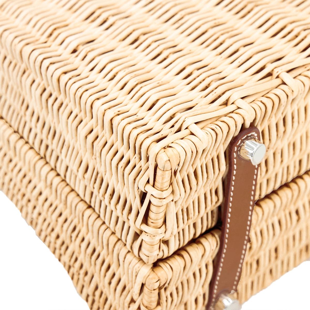 SA超美品 HERMÈS 爱马仕 限量收藏款 Kelly 35 Picnic 34 福宝 Fauve Barenia 马鞍皮 银扣 □O刻 2011年 - 10