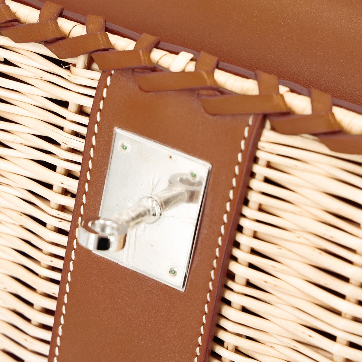 SA超美品 HERMÈS 爱马仕 限量收藏款 Kelly 35 Picnic 34 福宝 Fauve Barenia 马鞍皮 银扣 □O刻 2011年 - 17