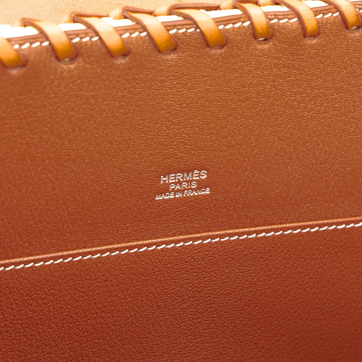 SA超美品 HERMÈS 爱马仕 限量收藏款 Kelly 35 Picnic 34 福宝 Fauve Barenia 马鞍皮 银扣 □O刻 2011年 - 19
