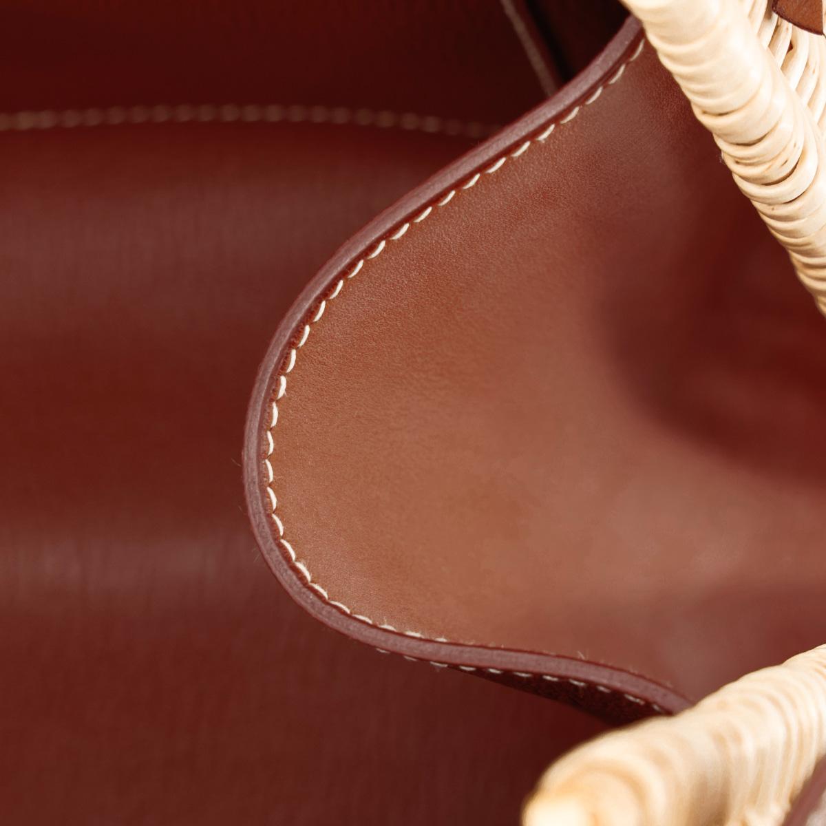 SA超美品 HERMÈS 爱马仕 限量收藏款 Kelly 35 Picnic 34 福宝 Fauve Barenia 马鞍皮 银扣 □O刻 2011年 - 23