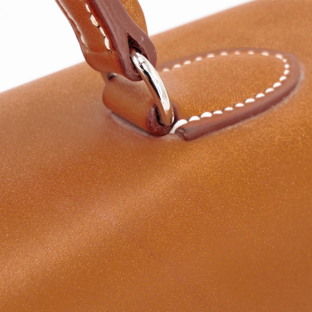 SA超美品 HERMÈS 爱马仕 限量收藏款 Kelly 35 Picnic 34 福宝 Fauve Barenia 马鞍皮 银扣 □O刻 2011年 - 7