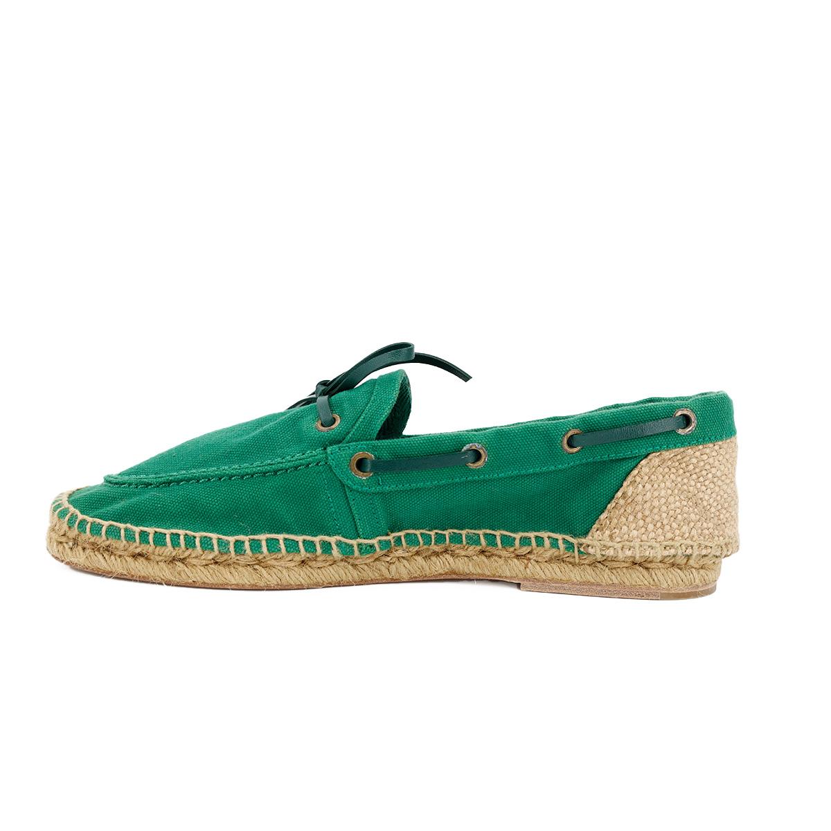 Brand New ( Rank N ) HERMÈS Man shoes Green Unknown None - 9