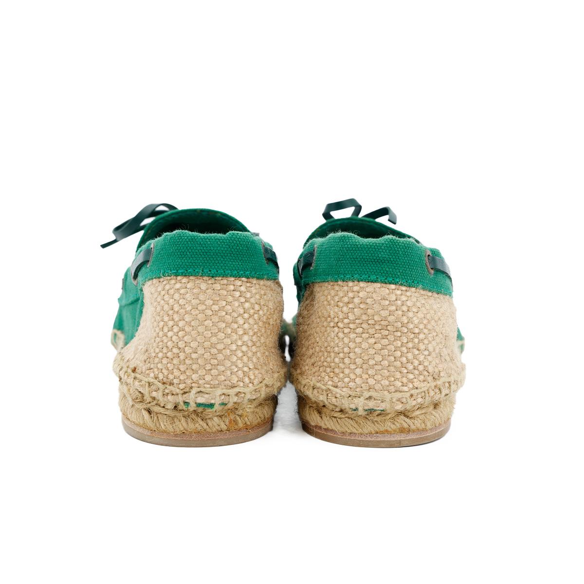 Brand New ( Rank N ) HERMÈS Man shoes Green Unknown None - 3