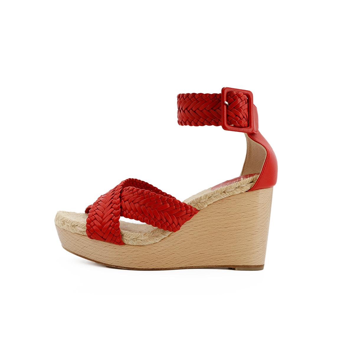 HERMÈS Legend sandal in Red Wood - 7