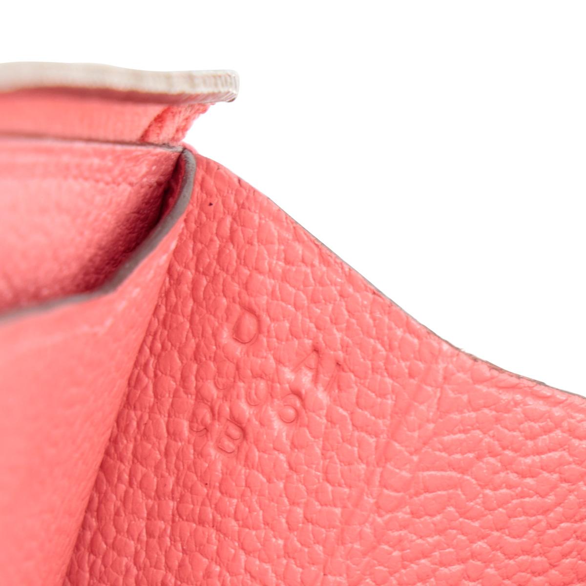 HERMÈS Kelly Wallet in Rose Azalee Chevre leather with Palladium hardware - 19