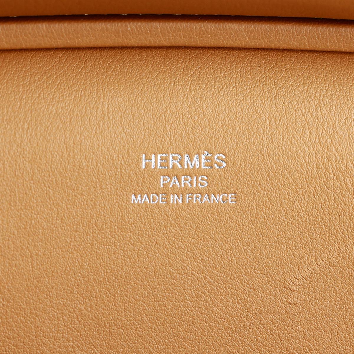 HERMÈS Limited Edition Birkin Cargo 25 handbag in Sesame Swift leather and Canvas with Palladium hardware - 14