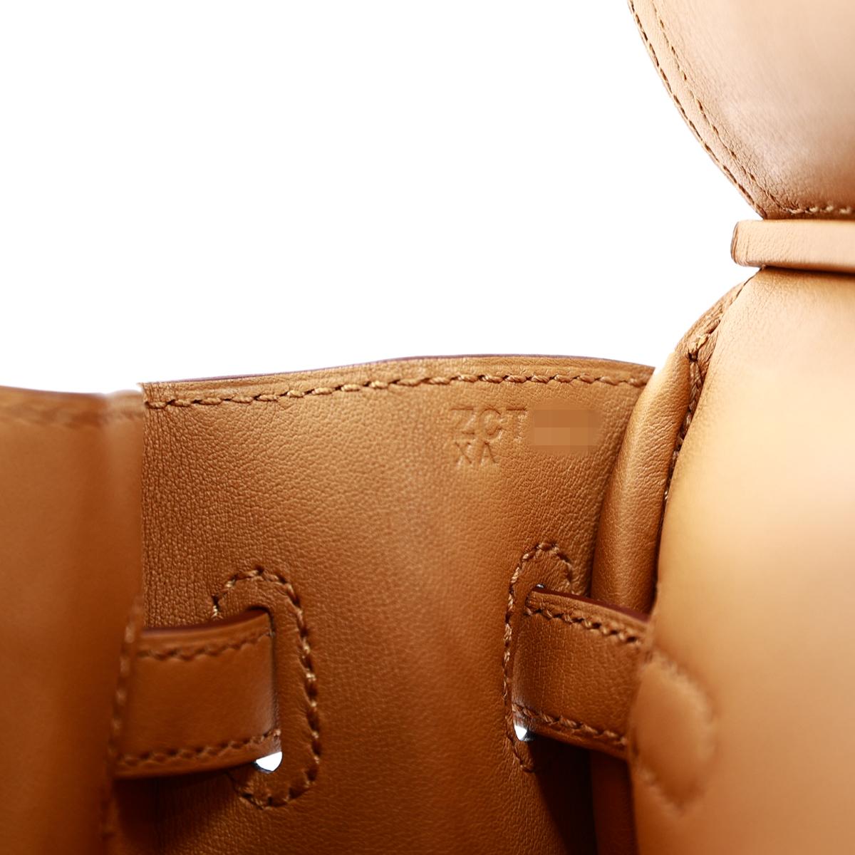 HERMÈS Limited Edition Birkin Cargo 25 handbag in Sesame Swift leather and Canvas with Palladium hardware - 18