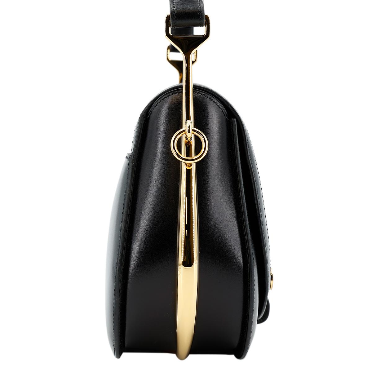 SA超美品 HERMÈS 愛馬仕 Passe-guide 89 黑色 Noir Box牛皮 金扣 □R刻 2014年 - 5