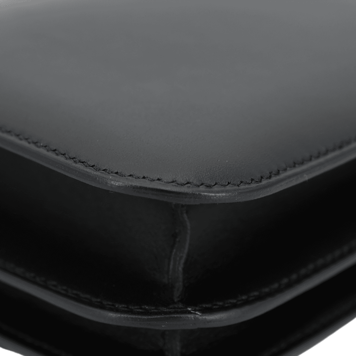 HERMÈS Limited Edition Constance Mini 19 handbag in Black Monsieur leather with Multi-color Enamel hardware - 11