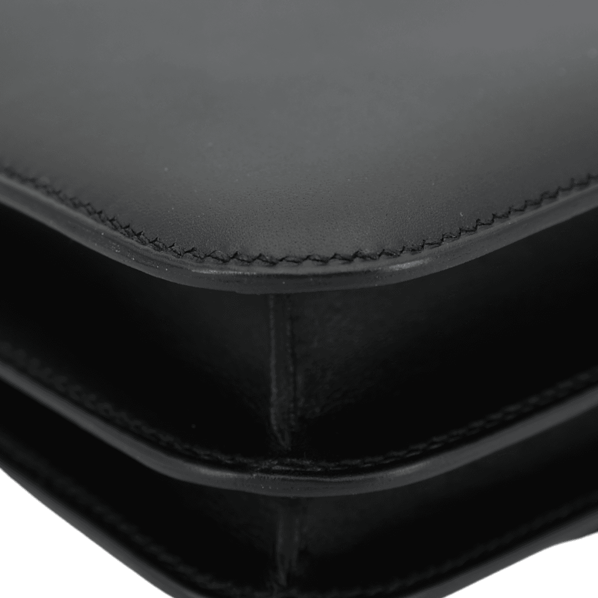 HERMÈS Limited Edition Constance Mini 19 handbag in Black Monsieur leather with Multi-color Enamel hardware - 10