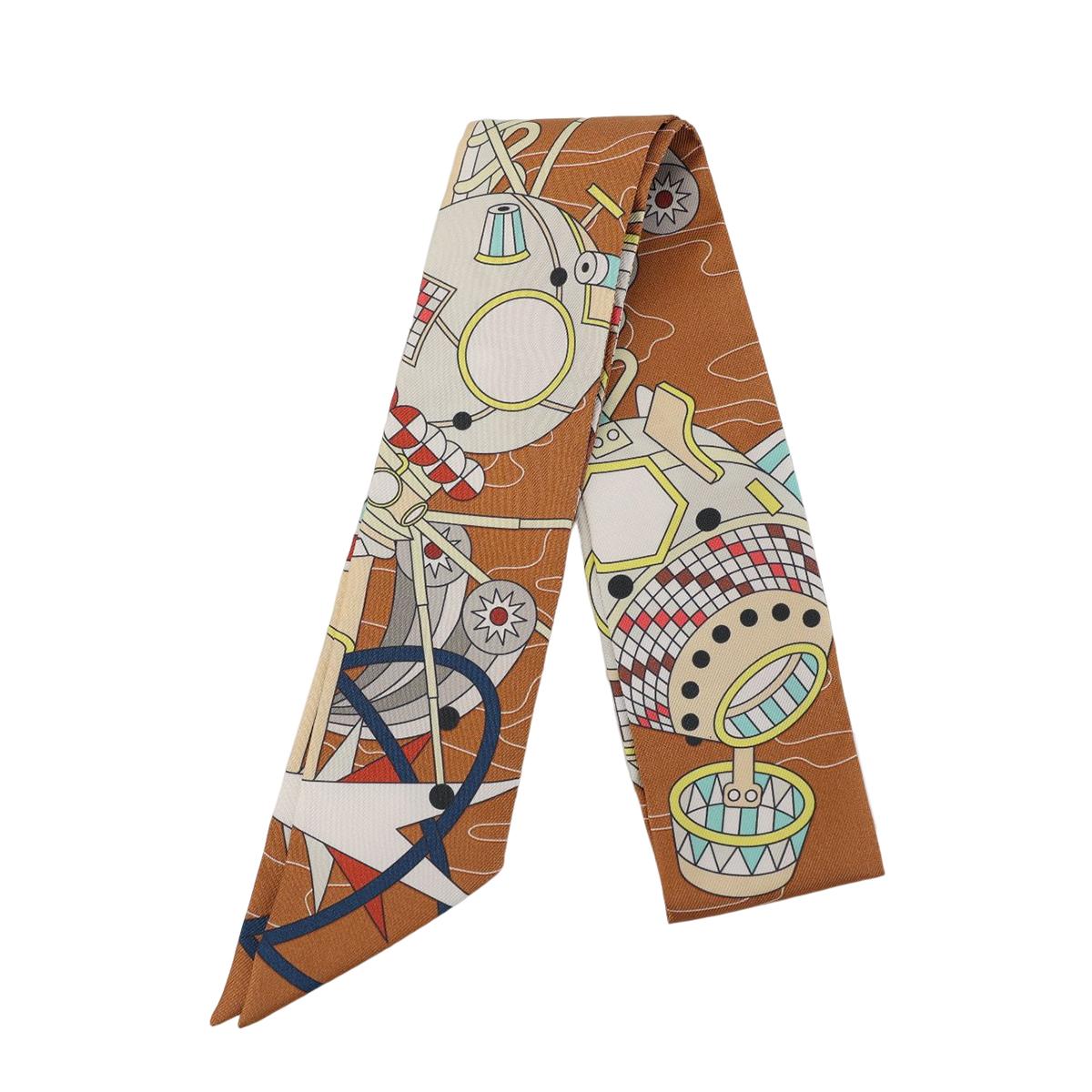 HERMÈS Twilly Odyssey in Noisette Silk - 3