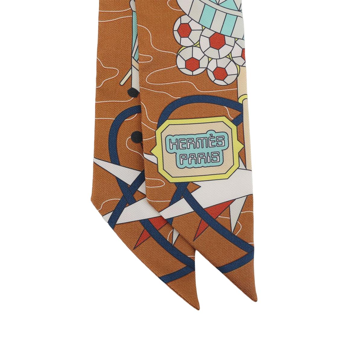 HERMÈS Twilly Odyssey in Noisette Silk - 4