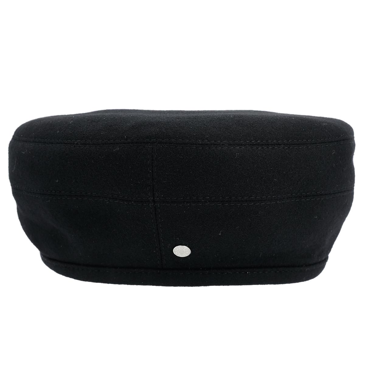 HERMÈS Saint-Honore beret in Black Cashmere - 1