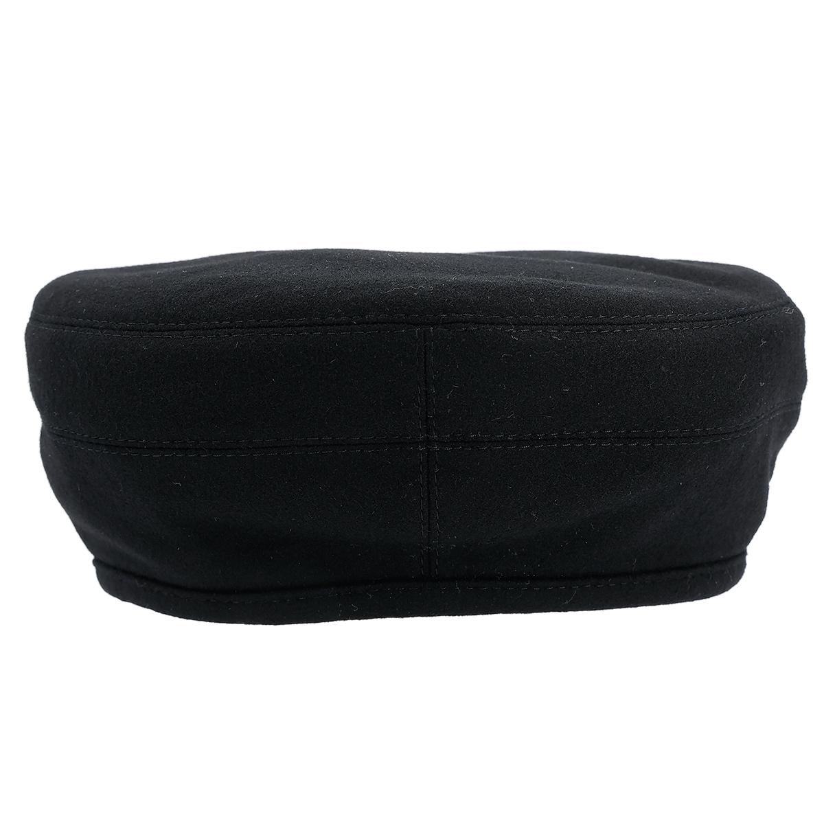HERMÈS Saint-Honore beret in Black Cashmere - 4
