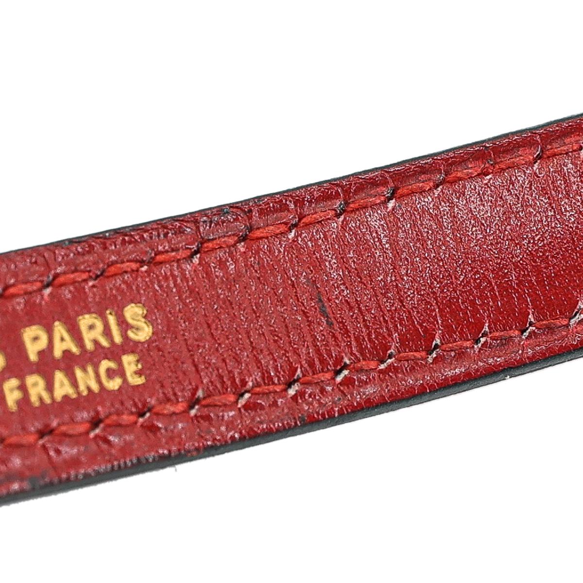 Very Good ( Rank A) HERMÈS Vintage Mini Kelly 20 Rouge Vif (53) Gold hardware Circle S (1989) - 25
