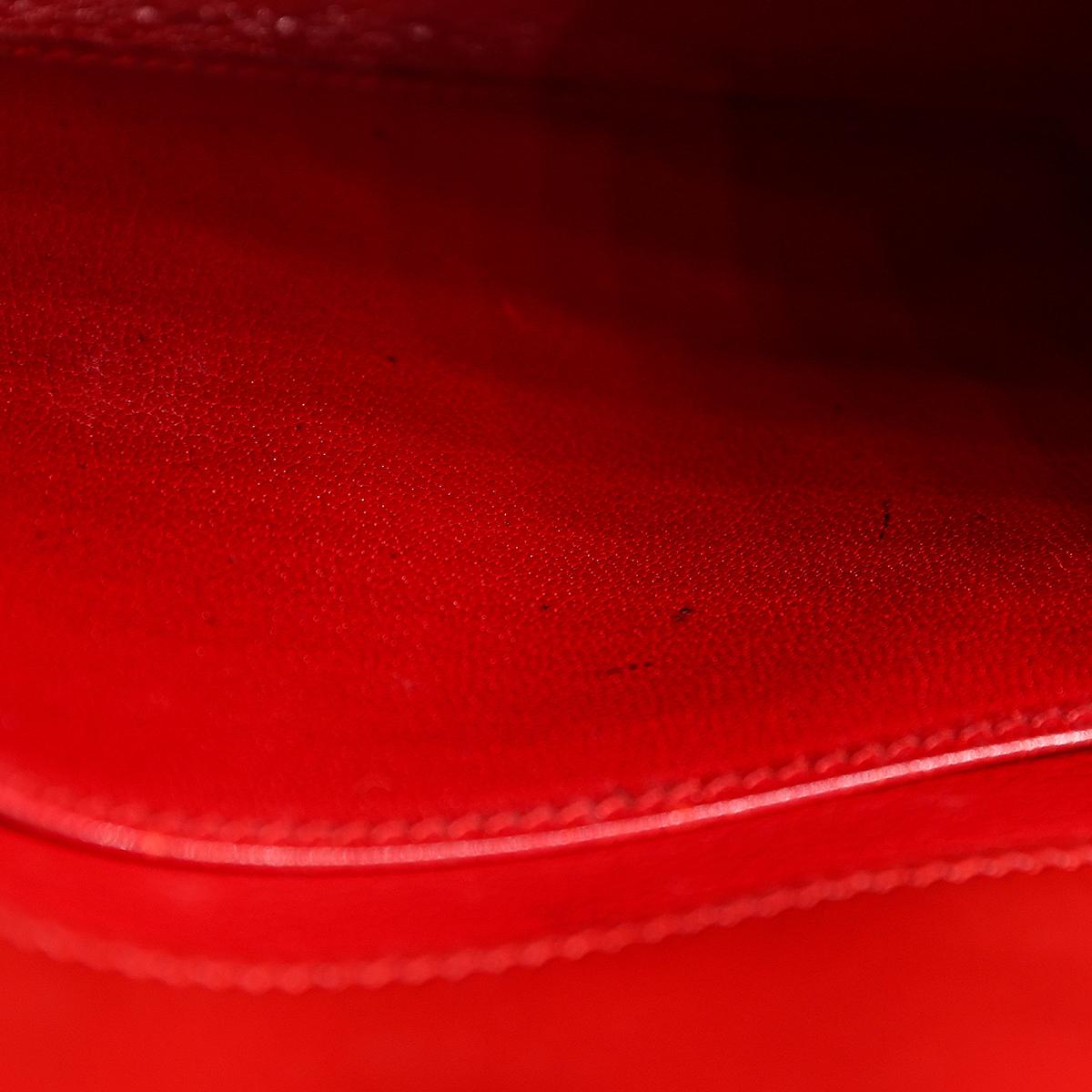 Very Good ( Rank A) HERMÈS Vintage Mini Kelly 20 Rouge Vif (53) Gold hardware Circle S (1989) - 18