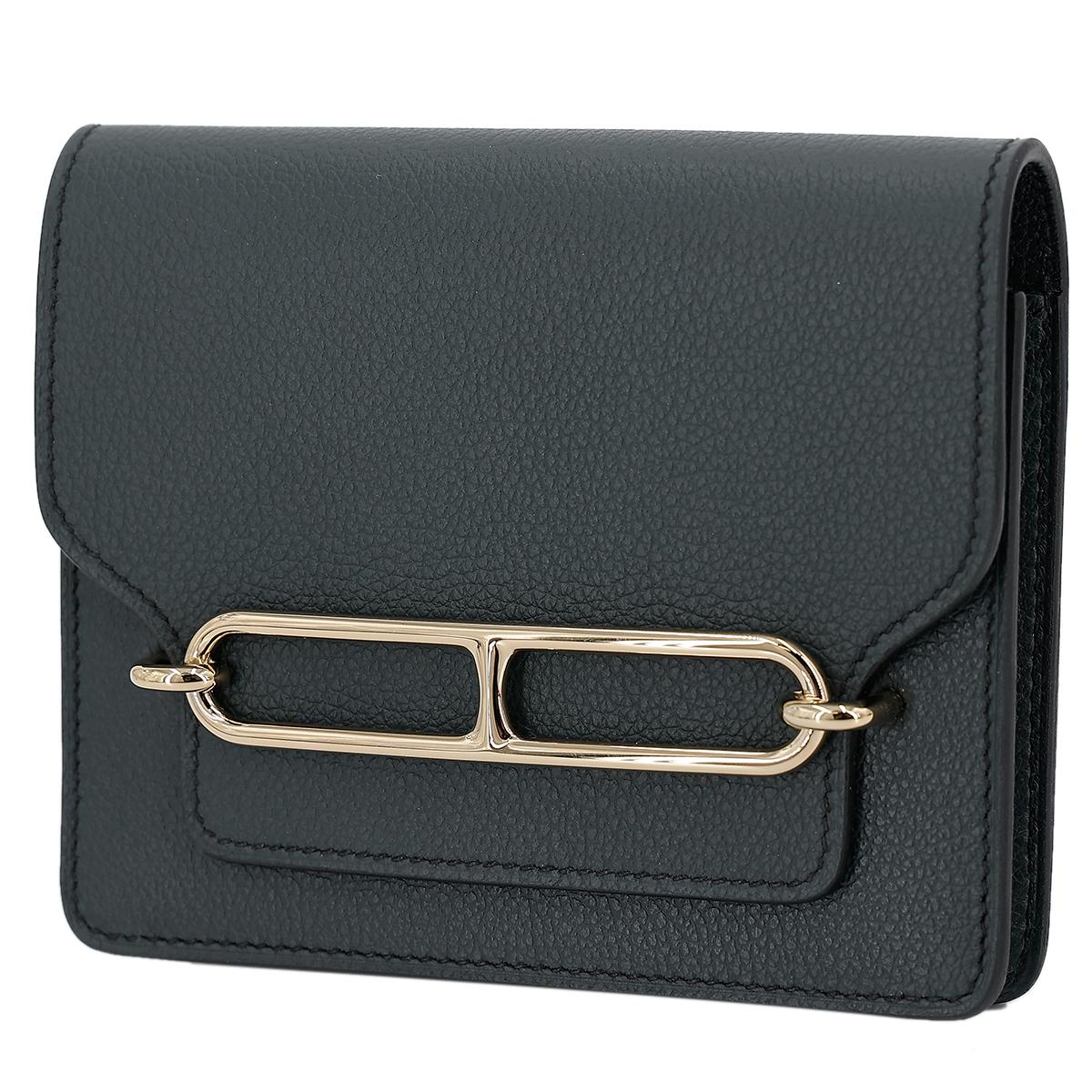 Roulis Slim wallet Vert Rousseau