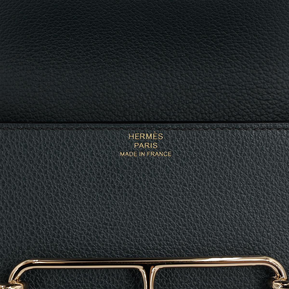 ランク N 新品 HERMÈS エルメス ロウリススリム モーヴペール (09) ヴェールルソー (V0) エバーカラー シャンパンゴールド金具 U刻印 - 14