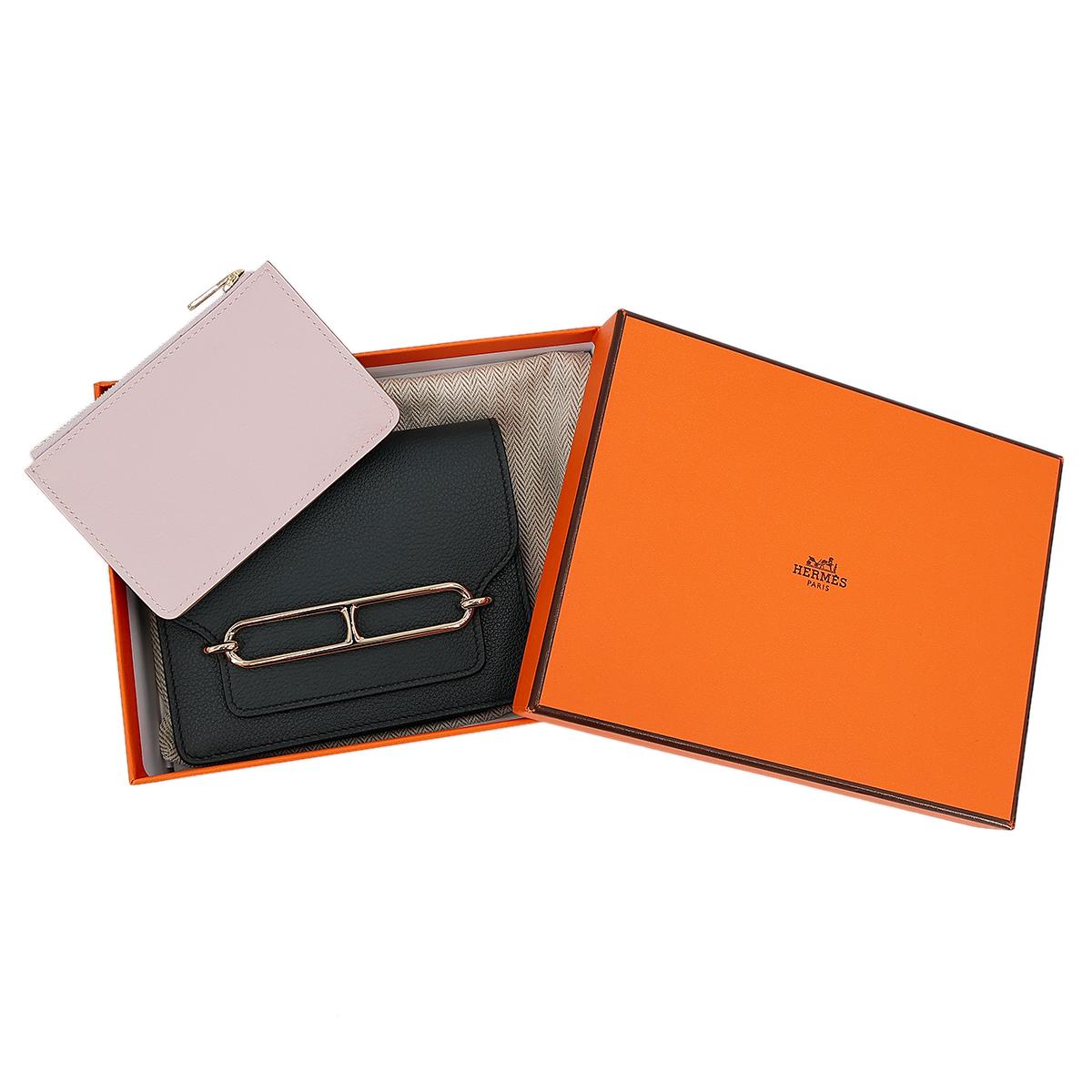 ランク N 新品 HERMÈS エルメス ロウリススリム モーヴペール (09) ヴェールルソー (V0) エバーカラー シャンパンゴールド金具 U刻印 - 4