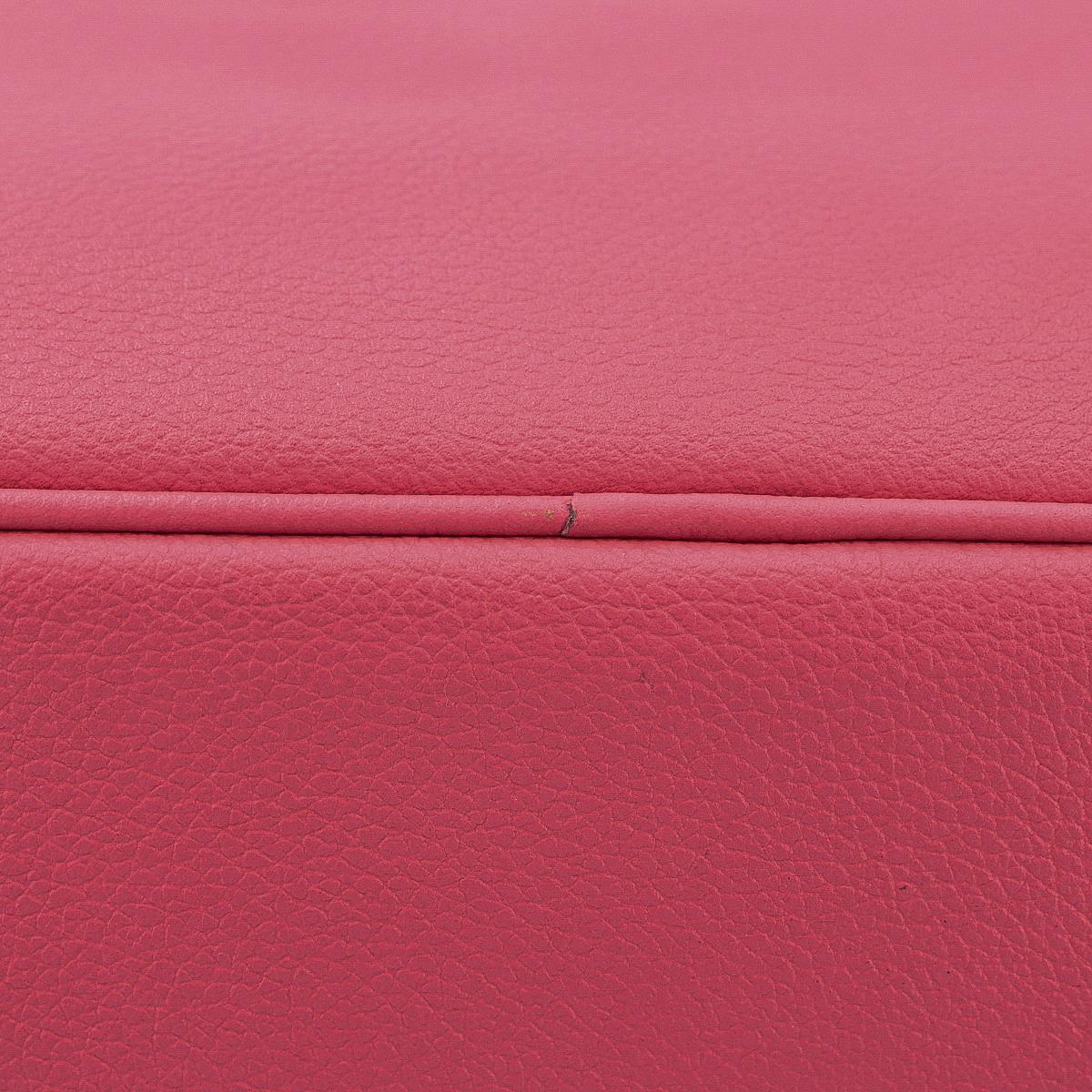 [中古] HERMÈS 愛馬仕 Lindy 30 單肩包 8W Rose Azalee 脣膏粉 Evercolor皮 銀扣 - 18
