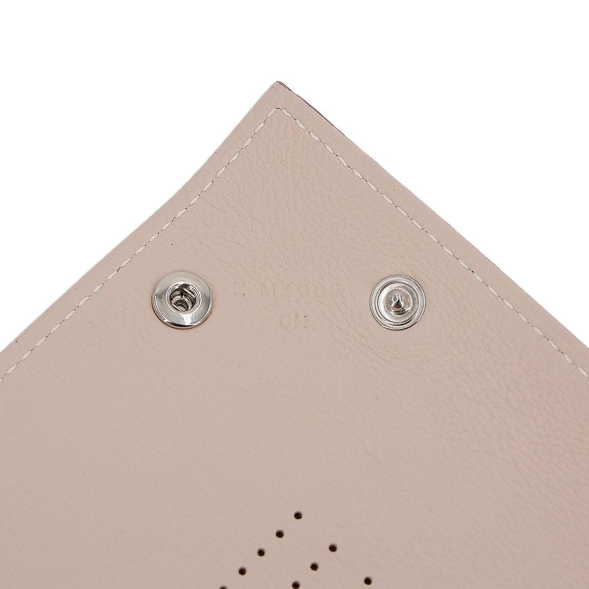 HERMÈS Mises et Relances Carre d'H change tray in Jaune Ambre and Ivory Taurillon leather with Palladium hardware - 7