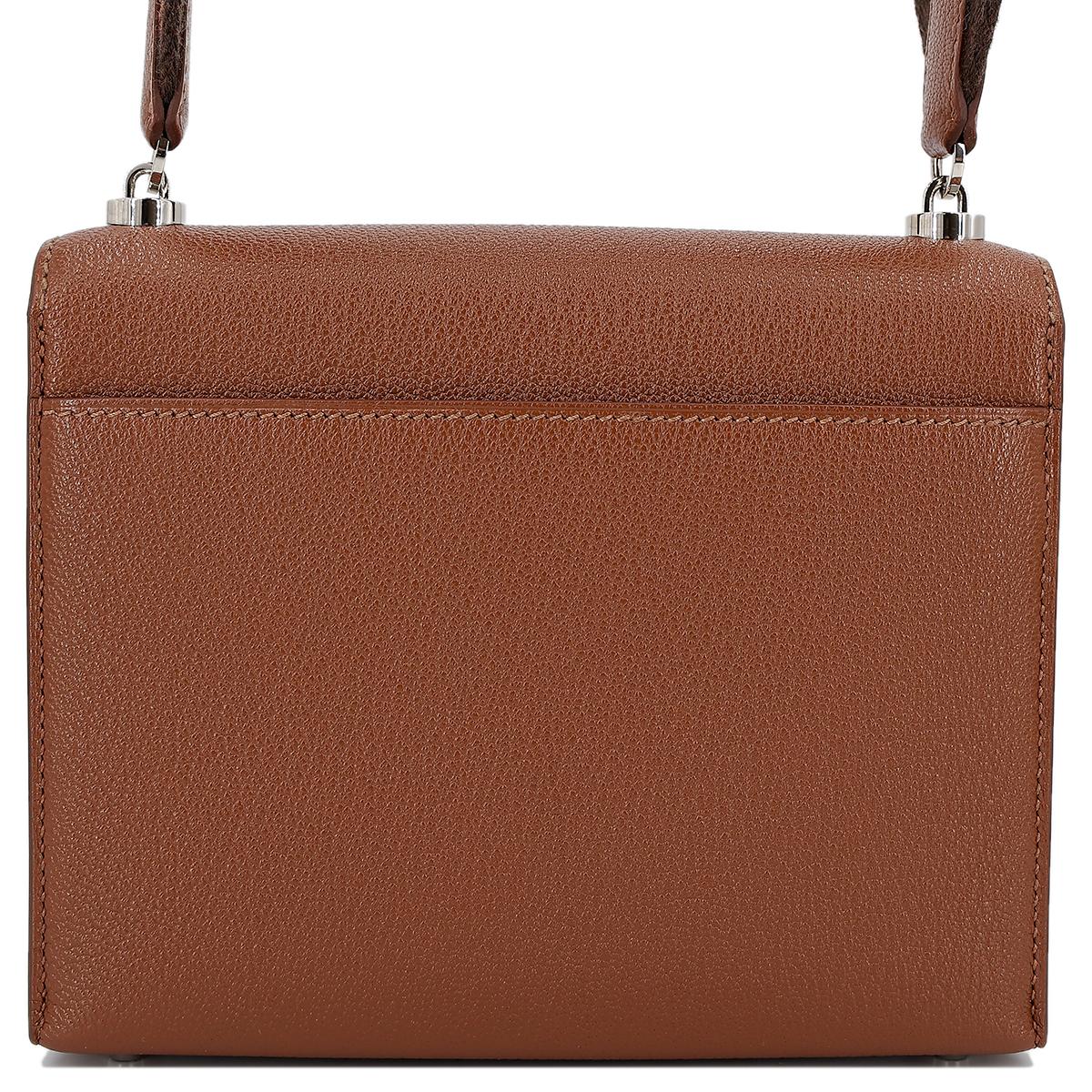 ランク SA HERMÈS エルメス ヴェルーミニ ノアゼット オレンジ キャンバス シェーブル シルバー金具 D刻印 - 3