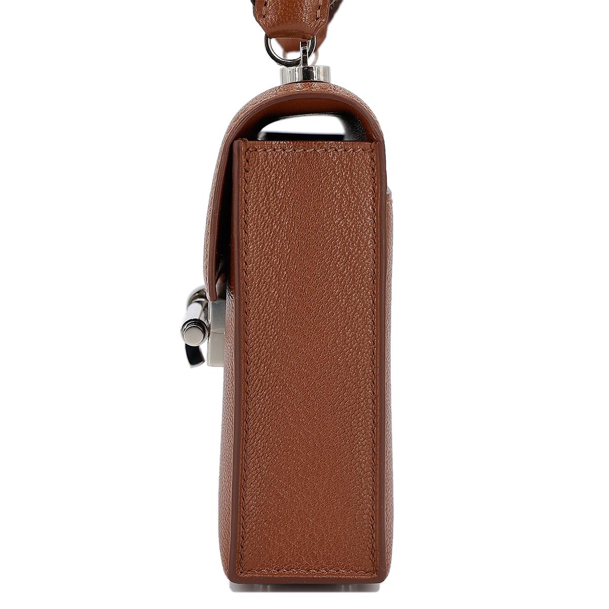 ランク SA HERMÈS エルメス ヴェルーミニ ノアゼット オレンジ キャンバス シェーブル シルバー金具 D刻印 - 4