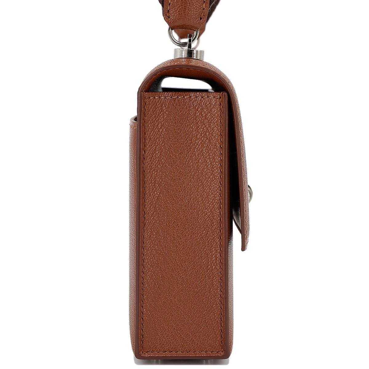 ランク SA HERMÈS エルメス ヴェルーミニ ノアゼット オレンジ キャンバス シェーブル シルバー金具 D刻印 - 5