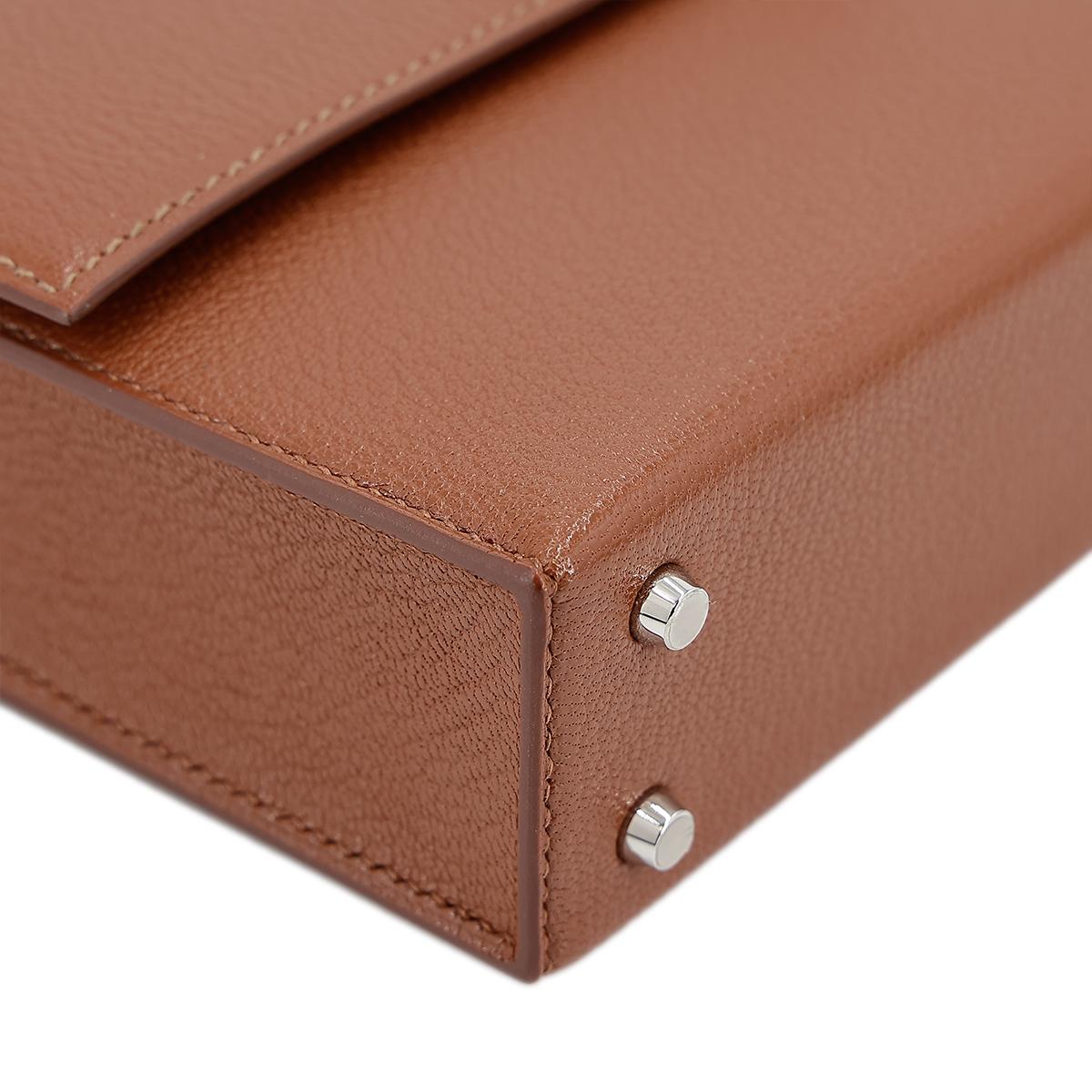 ランク SA HERMÈS エルメス ヴェルーミニ ノアゼット オレンジ キャンバス シェーブル シルバー金具 D刻印 - 8
