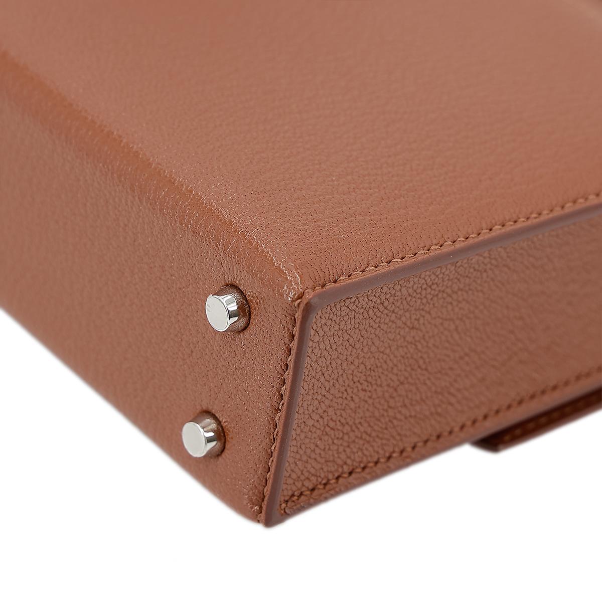 ランク SA HERMÈS エルメス ヴェルーミニ ノアゼット オレンジ キャンバス シェーブル シルバー金具 D刻印 - 11
