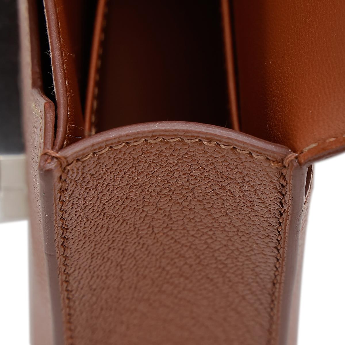 ランク SA HERMÈS エルメス ヴェルーミニ ノアゼット オレンジ キャンバス シェーブル シルバー金具 D刻印 - 17
