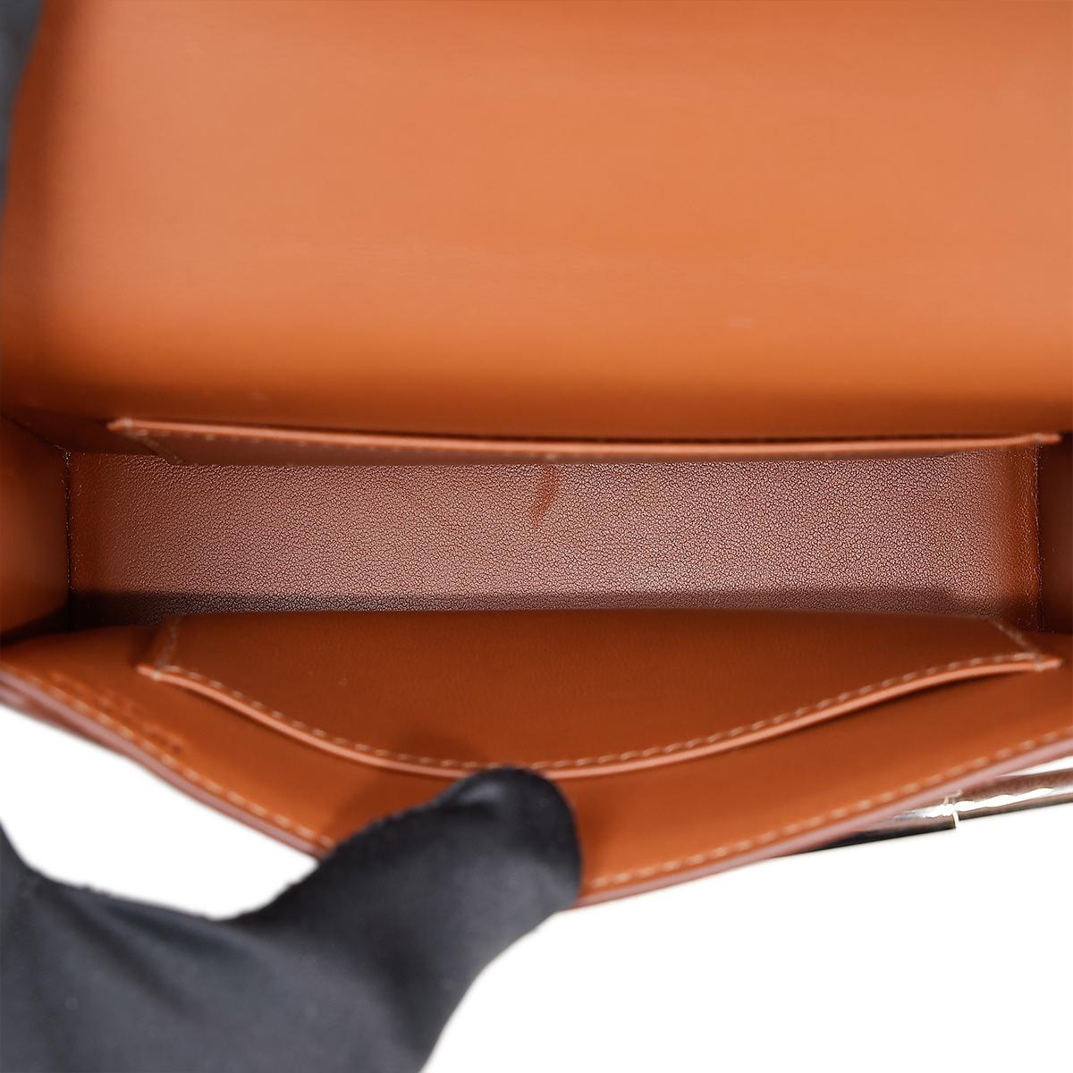 ランク SA HERMÈS エルメス ヴェルーミニ ノアゼット オレンジ キャンバス シェーブル シルバー金具 D刻印 - 16