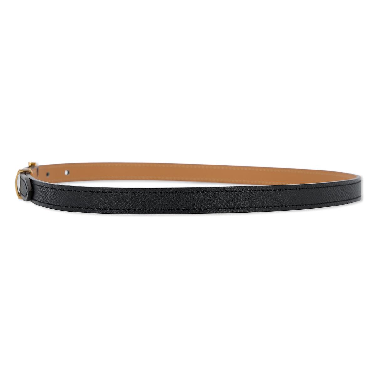 HERMÈS Pop H belt in Black Epsom leather with Gold hardware - 3
