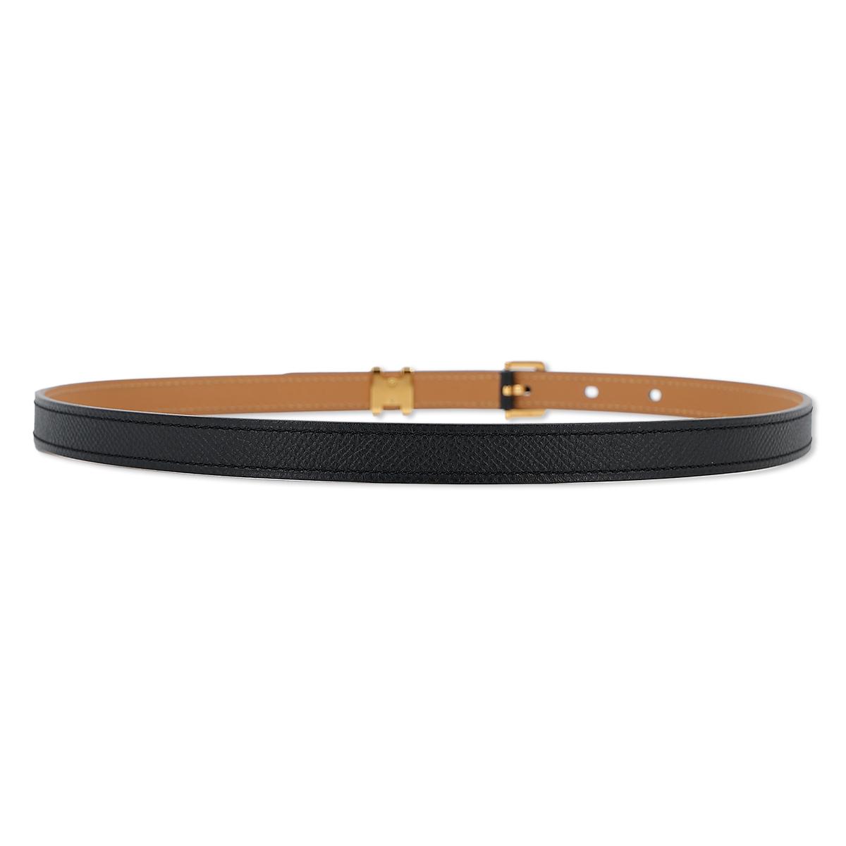 HERMÈS Pop H belt in Black Epsom leather with Gold hardware - 4