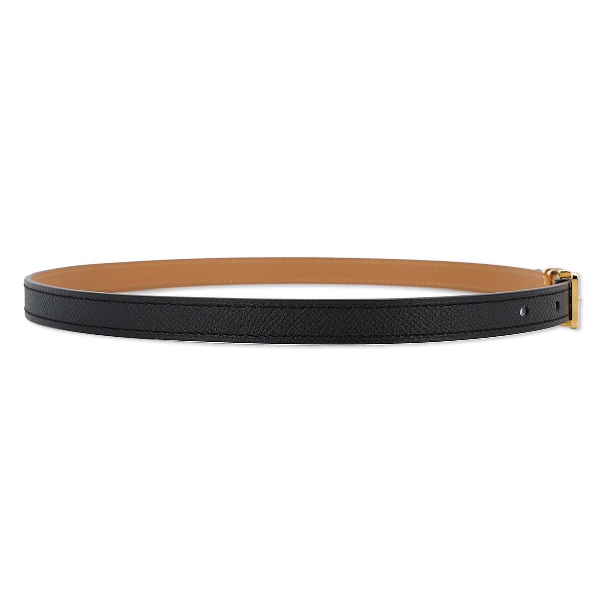 HERMÈS Pop H belt in Black Epsom leather with Gold hardware - 5