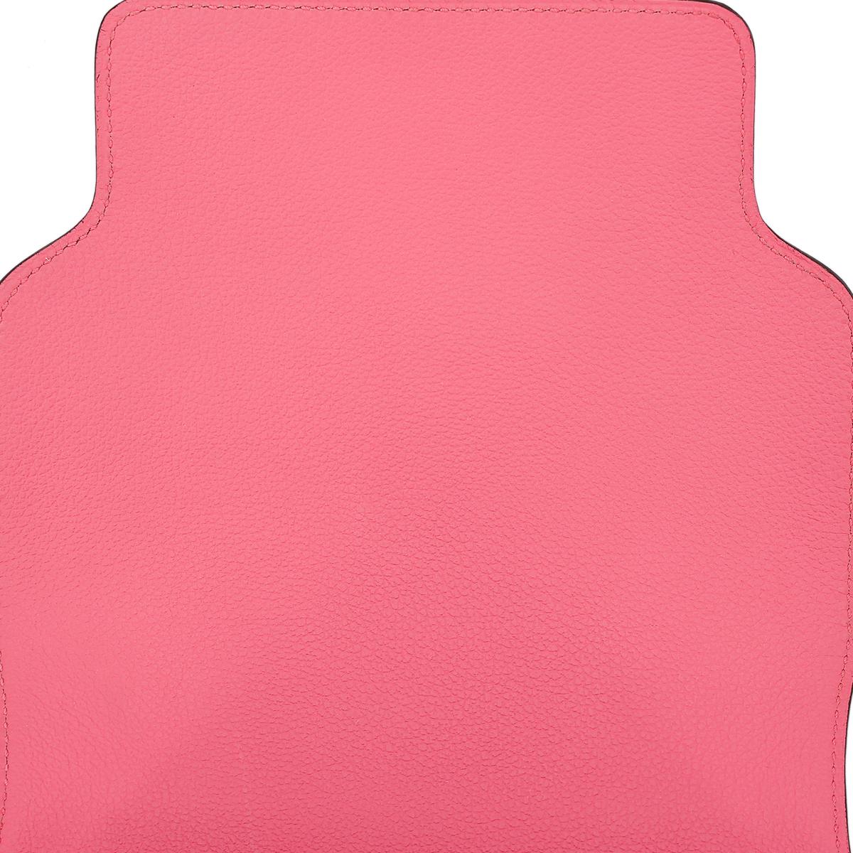 [中古] HERMÈS 爱马仕 Roulis Mini 单肩包 8W Rose Azalee 唇膏粉 Evercolor皮 银扣 - 16
