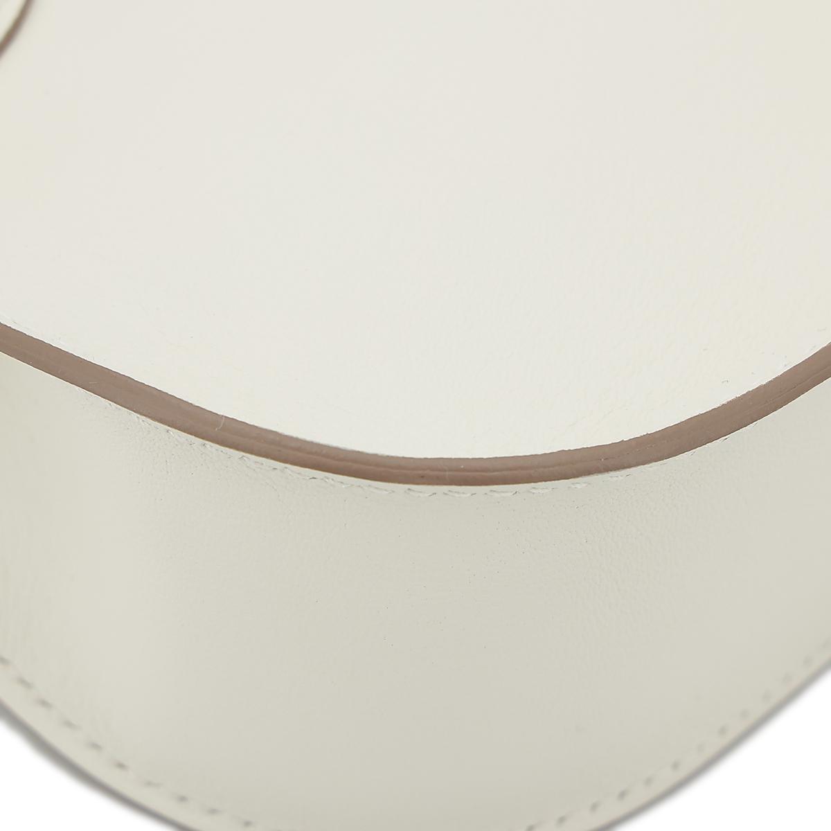 HERMÈS Jypsiere Mini shoulder bag in Mushroom Swift leather with Palladium hardware - 11