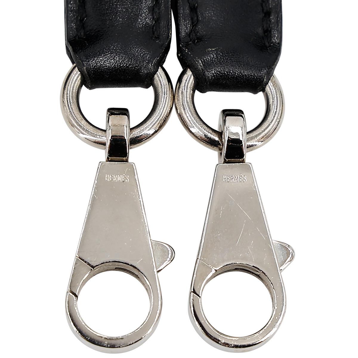 HERMÈS エルメス ハンドバッグ ケリー 28 外縫い ボックスカーフ ブラック ギロッシュ金具 □R刻印 - 28