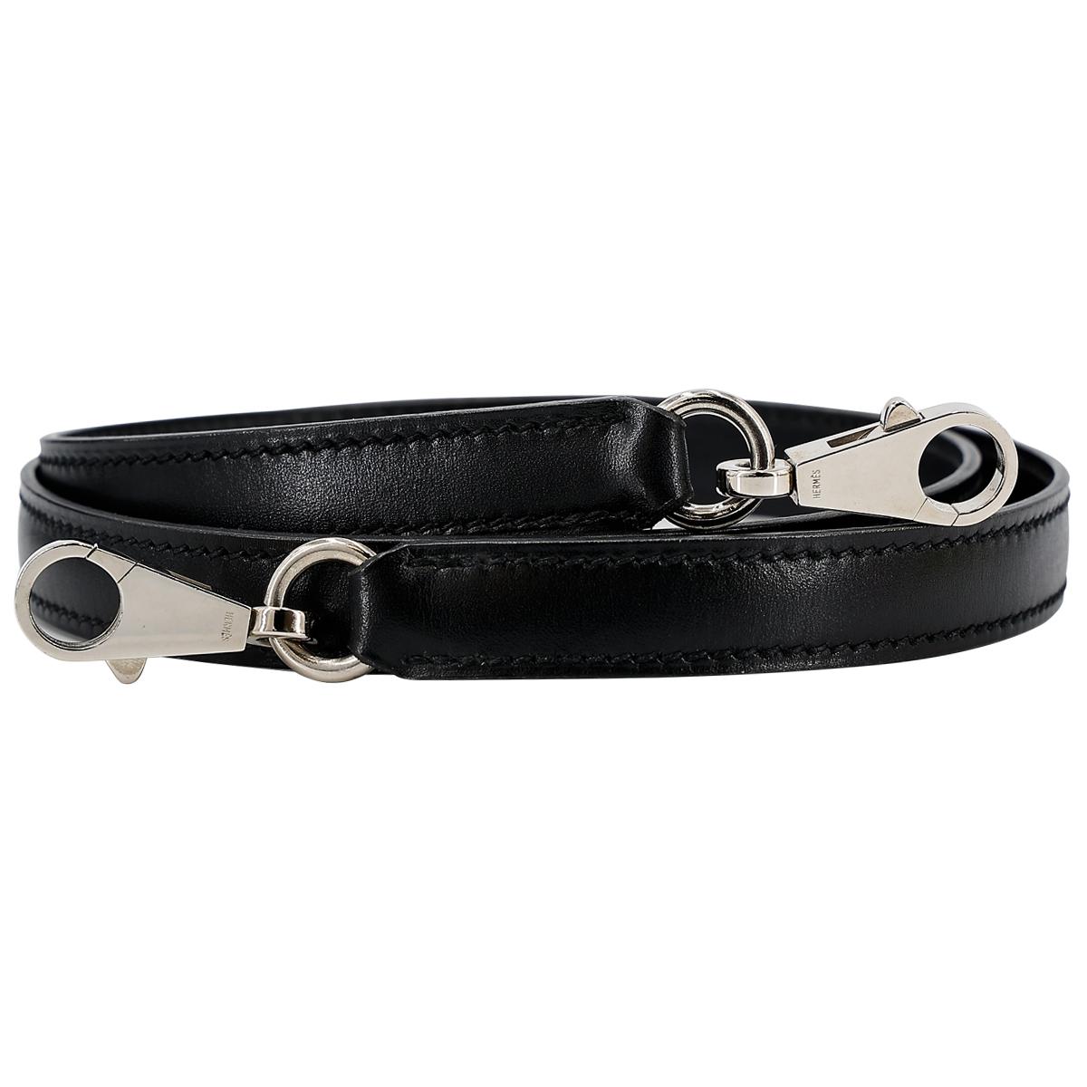 HERMÈS エルメス ハンドバッグ ケリー 28 外縫い ボックスカーフ ブラック ギロッシュ金具 □R刻印 - 26