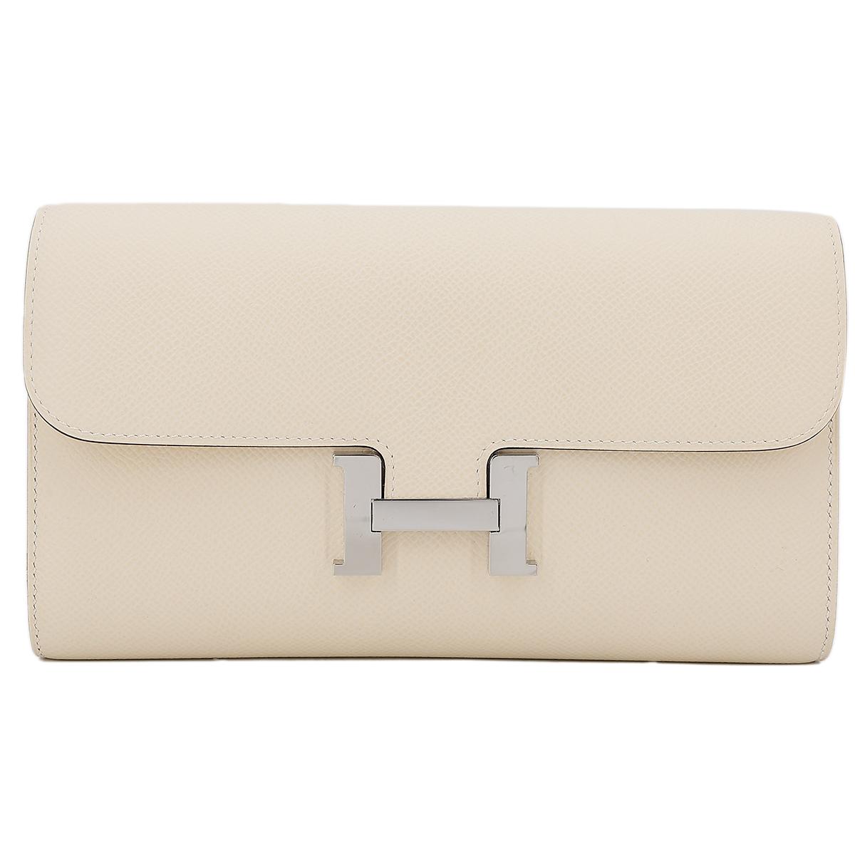 HERMÈS Constance To Go wallet in Nata Epsom leather with Palladium hardware - 1