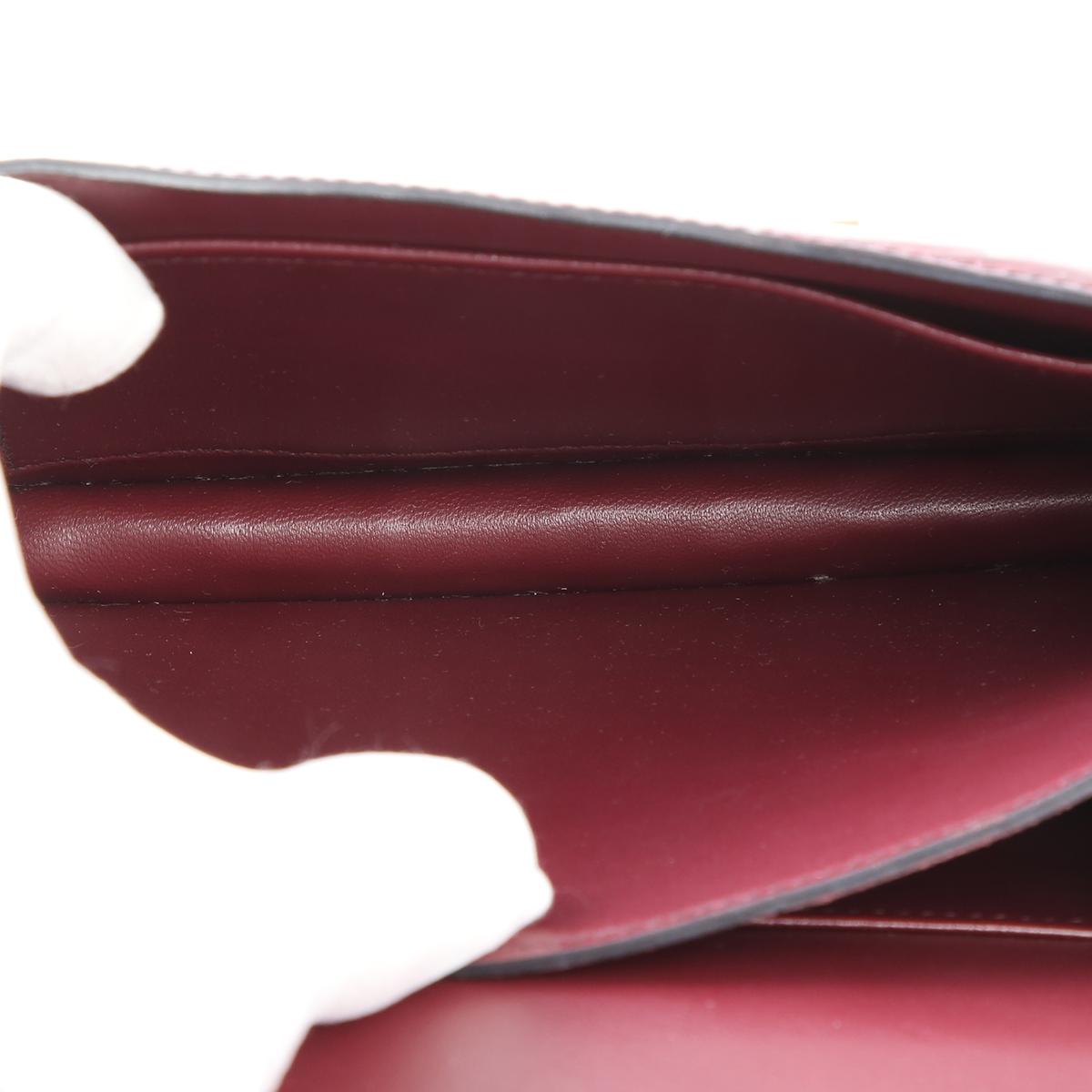 Very Good ( Rank A) HERMÈS Constance Mini Bourgogne (F5) Shiny Alligator Other A (2017) - 14
