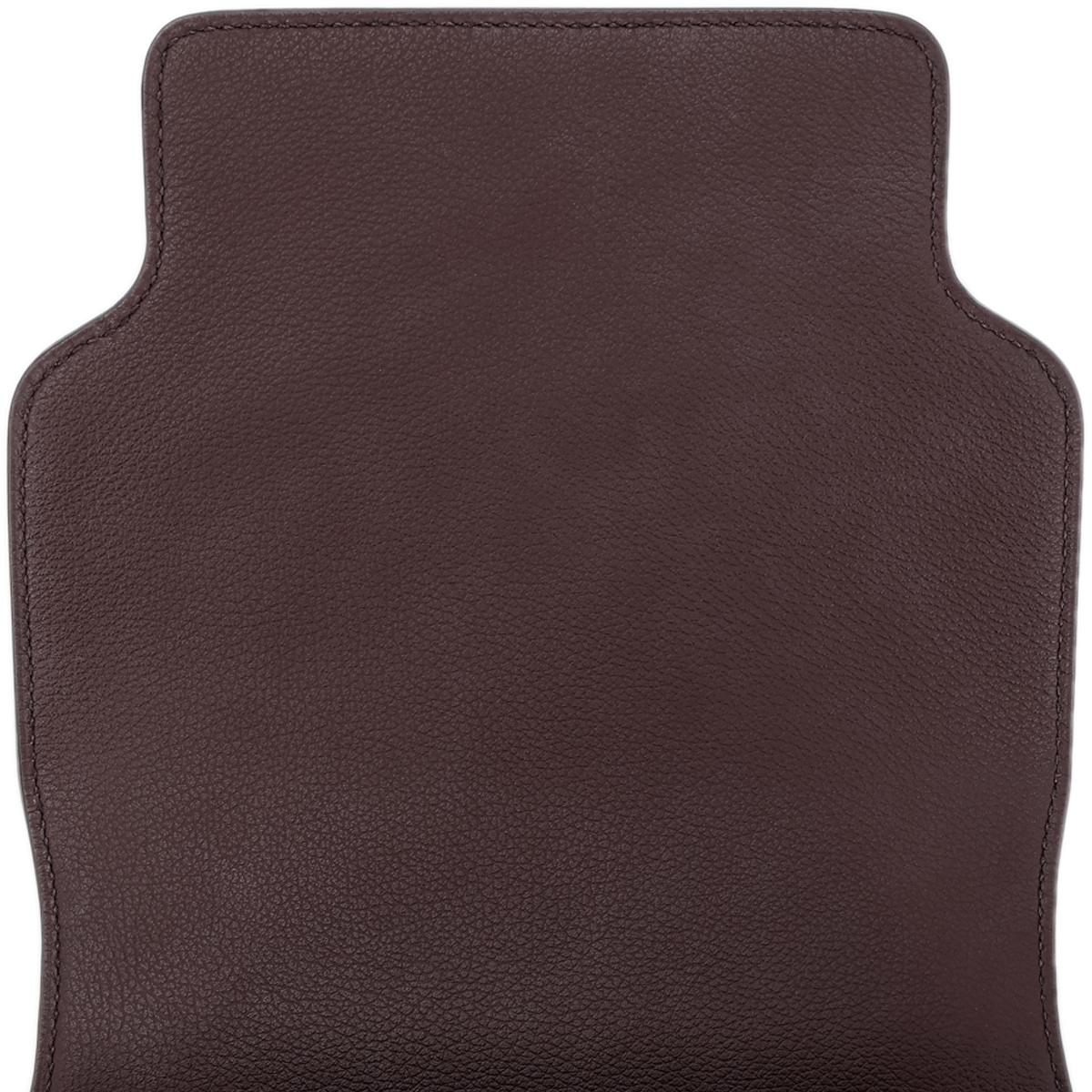 HERMÈS Verso Roulis Mini shoulder bag in Rouge Sellier Evercolor leather with Blue Marine interior and Palladium hardware - 15